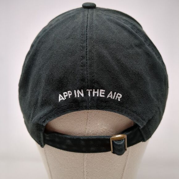 App In The Air Slideback Hat Black OSFA Adjustable Embroidered Style 1350 - Picture 5 of 9